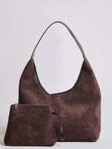 Brielle Suede Leather Tote