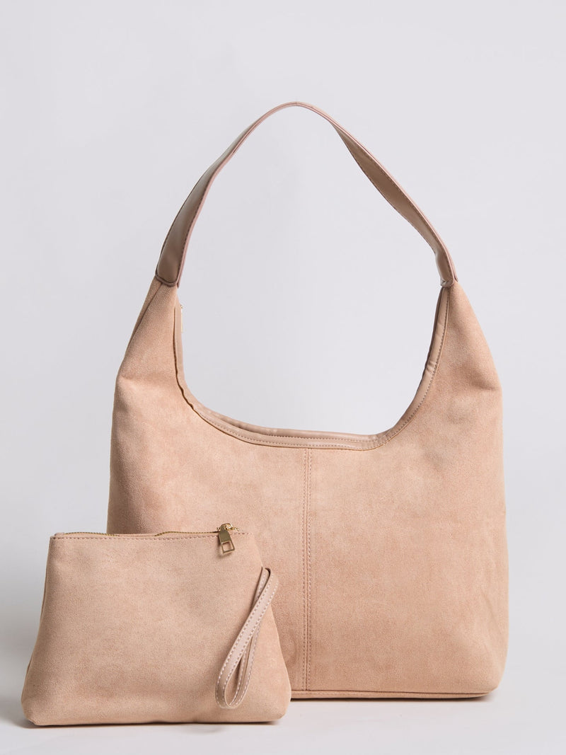 Brielle Suede Leather Tote