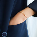 Elysian Gold Paperclip Bracelet