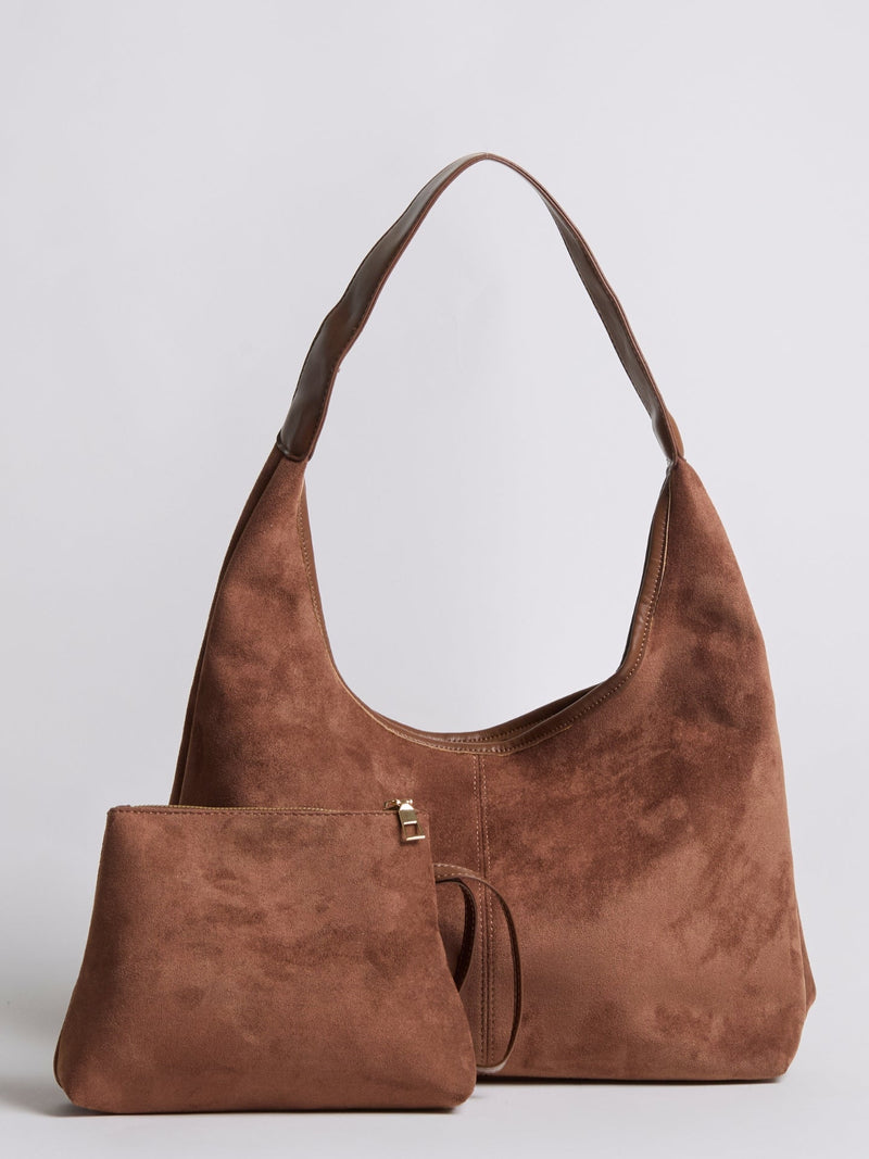 Brielle Suede Leather Tote