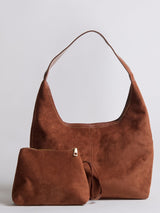 Brielle Suede Leather Tote