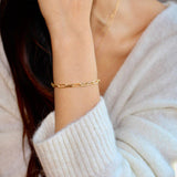 Elysian Gold Paperclip Bracelet