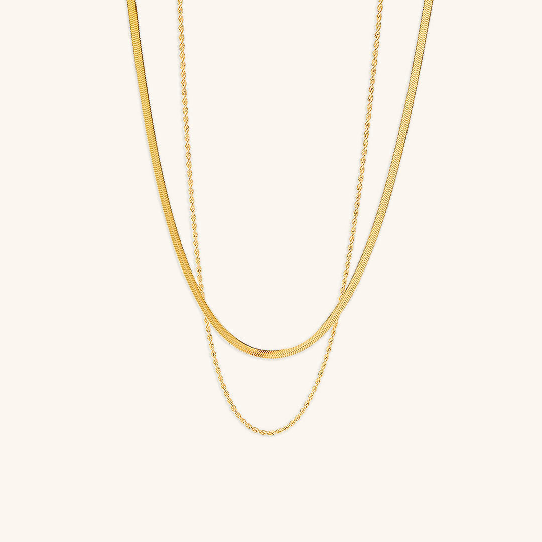 Gigi Layered Gold Chain Necklace