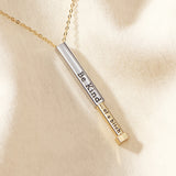 Be Kind...of a bi♡ch - Hidden Message Necklace