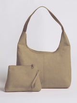 Brielle Suede Leather Tote