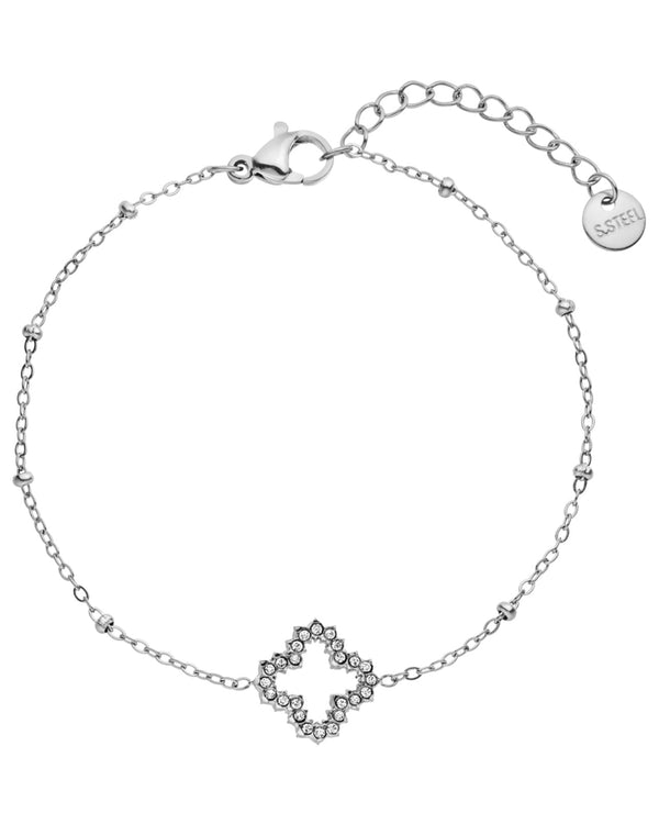 Crystal Clover Bracelet