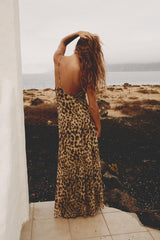 Zelpha Leopard Midi Dress