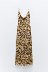 Zelpha Leopard Midi Dress