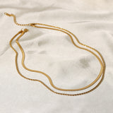 Gigi Layered Gold Chain Necklace