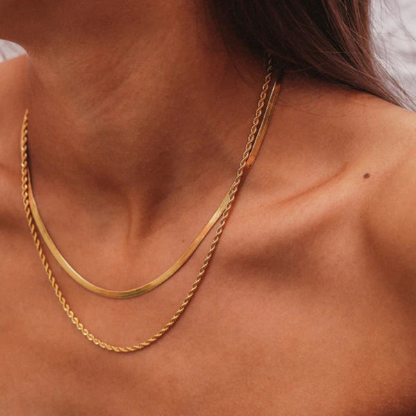 Gigi Layered Gold Chain Necklace