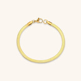 Valerie Gold Herringbone Bracelet