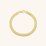 Valerie Gold Herringbone Bracelet