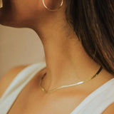 Eloise Gold Herringbone Necklace